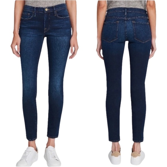 FRAME DENIM Le Skinny de Jeanne Wellington Jeans Mid-Rise Style# LSJ132 Size 28 - Picture 1 of 14
